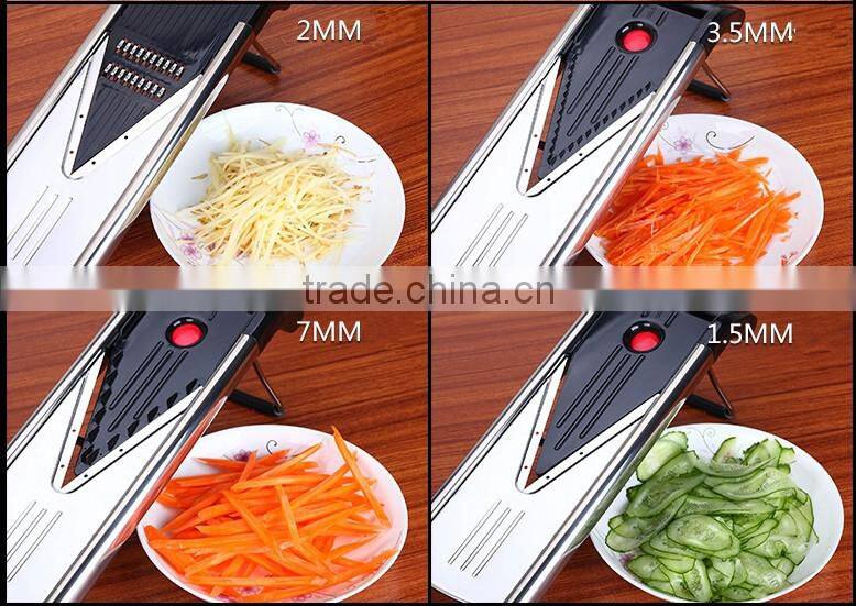 The Mandoline Slicer Vegetable Cutter Stainless Steel Kitchen Grater Chopper Blade