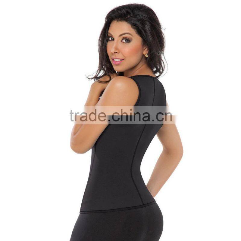 Sexy new slim shape vest breast care body slimming waist vests with zipper