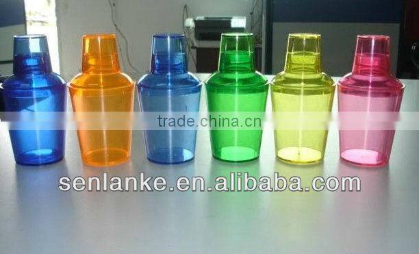 plastic shaker, shaker cup,Plastic Wine Cocktail Shaker Cup