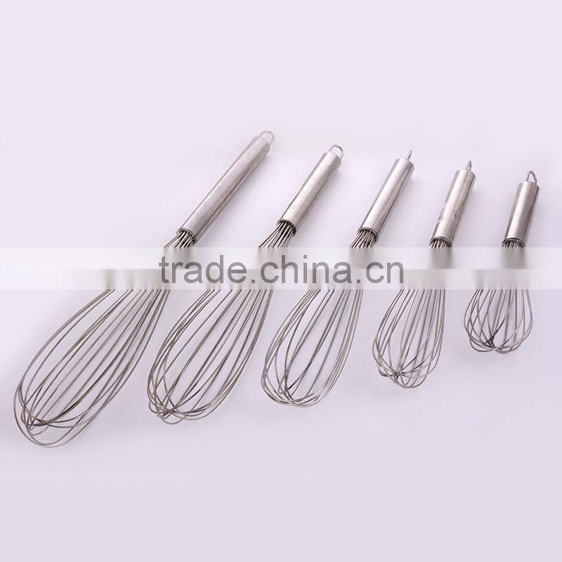 MA64 Yiwu wholesale 12 inches Stainless steel egg beater, egg whisk