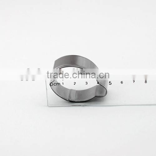 100% food grade kissing fish shape animal cookie cutter for valentine arabic alphabet cookie cutter set