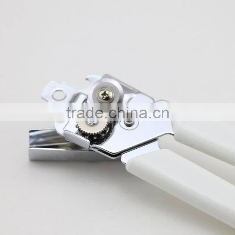 White Handle Nice Design Multifunction Manual Can Bottle Opener