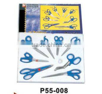 SCISSORS SET WITH WOODEN BLOCK