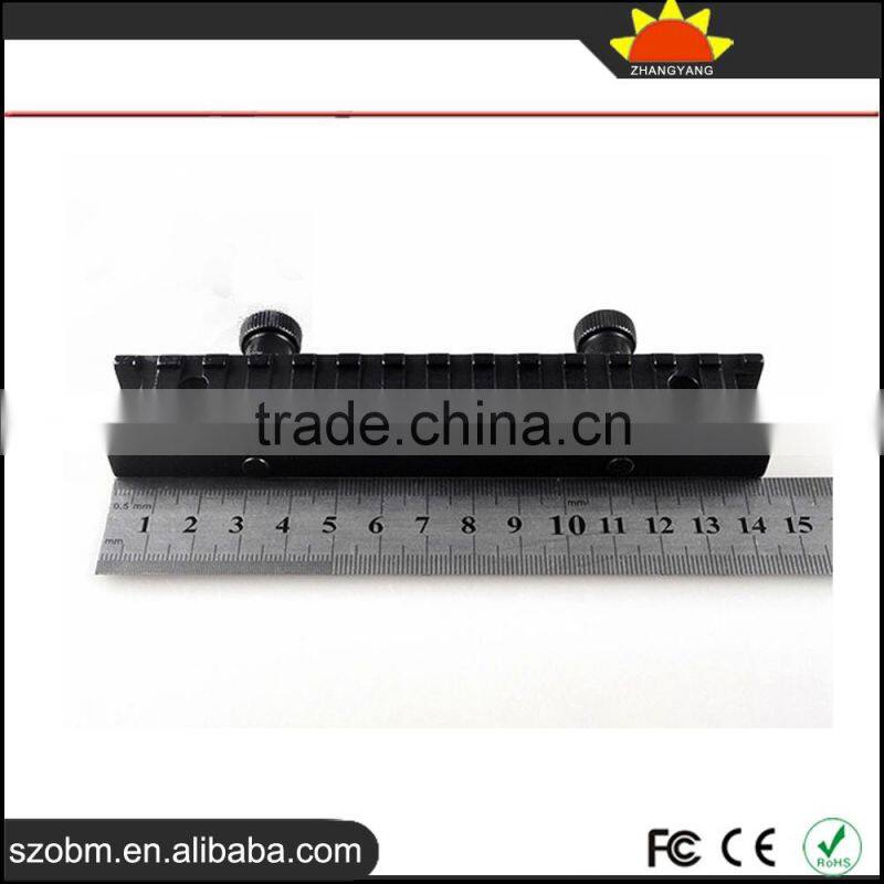 Aluminum Alloy Tacitcal Flashlight Scope Mount 21mm Guide Rail Weaver