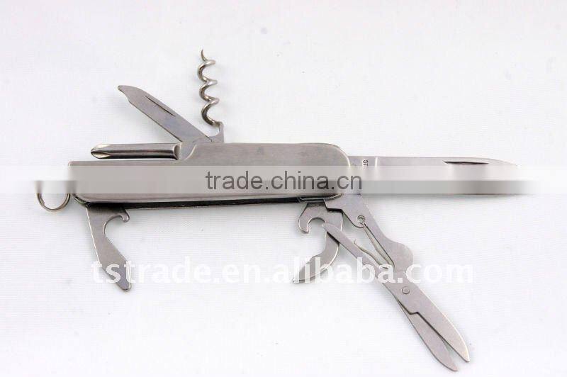 2014 Promotion mini multi function pocket LED gift tool knife K3007G-1
