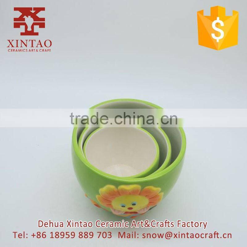 Sunflower shape Ceramic Sealed cookie jar