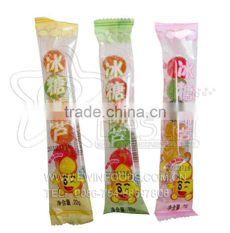 Sugar-coated Haws On A Stick Carrageenan Soft Candy