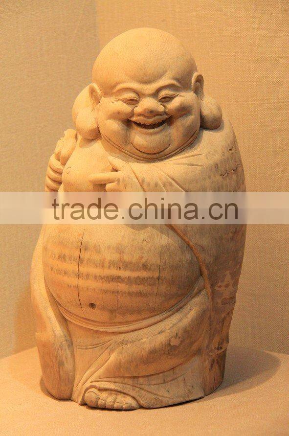 bamboo crafts laughing buddha