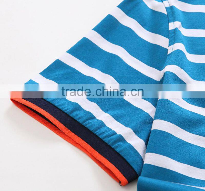 2016 high quality double mercerized cotton polo shirt