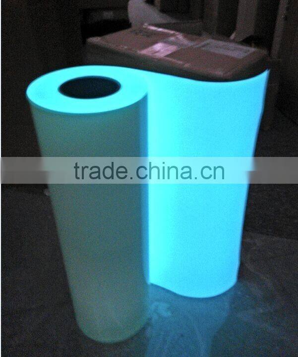 Korea Quality Glow In The Dark Heat Transfer T shirt Vinyl Roll Size For Textile