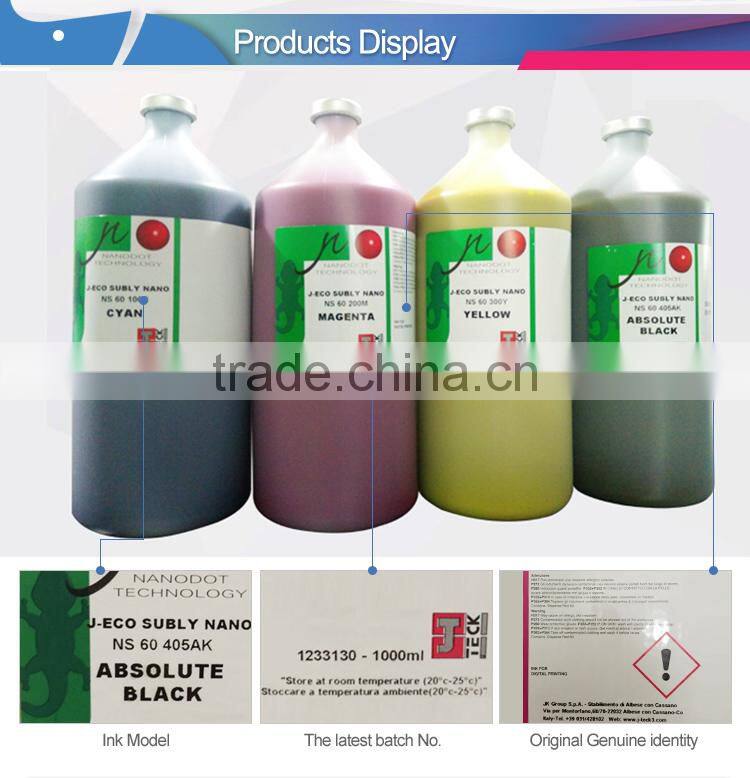 Direct sell Italy original J-teck subly JXS65 dye sublimation ink