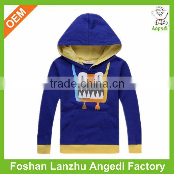 Clothing manufactures in china kid hoody navi blue hoodie