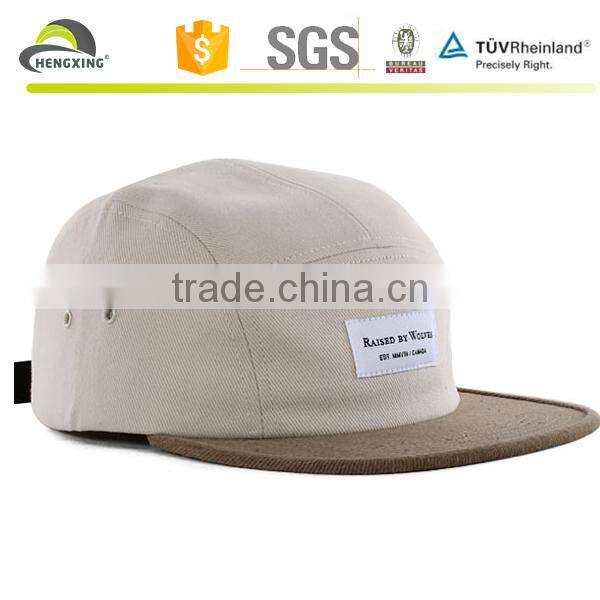 Local headwear simple custom-made 5 panels cap