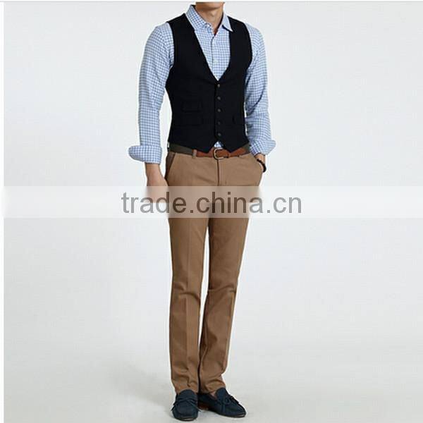 bespoke fashion style men vest casual design