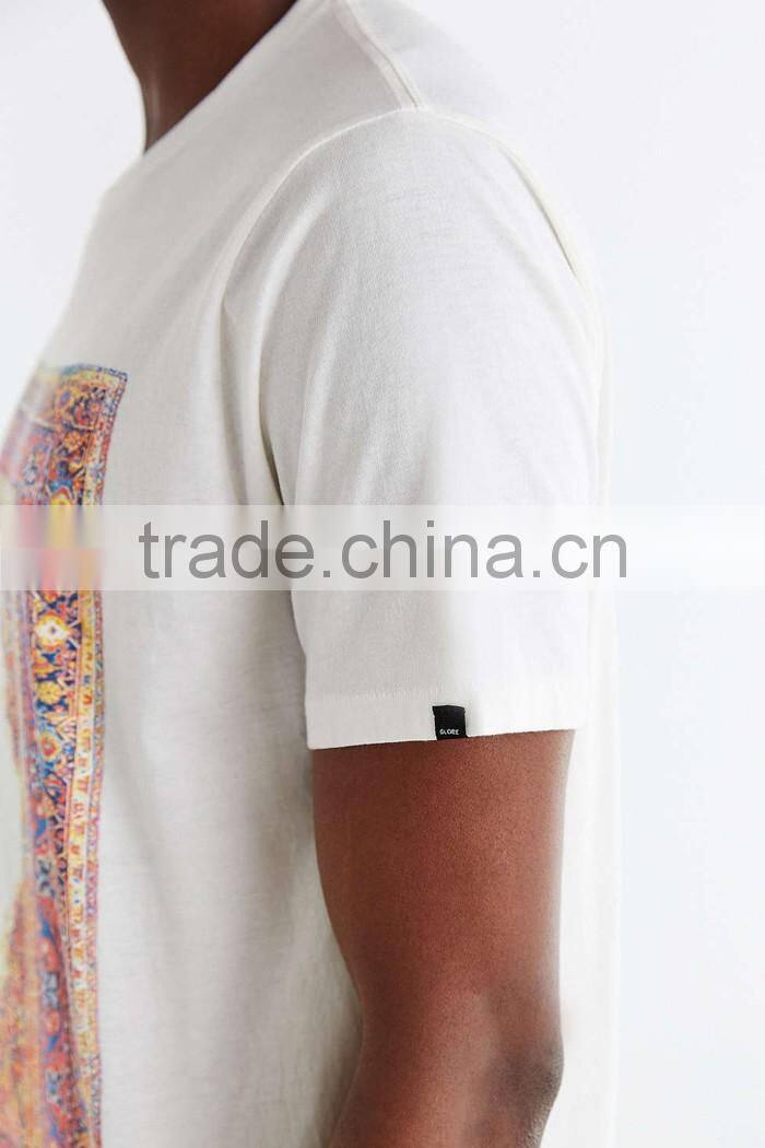 Regular fit custom t-shirt printed with magic carpet graphic