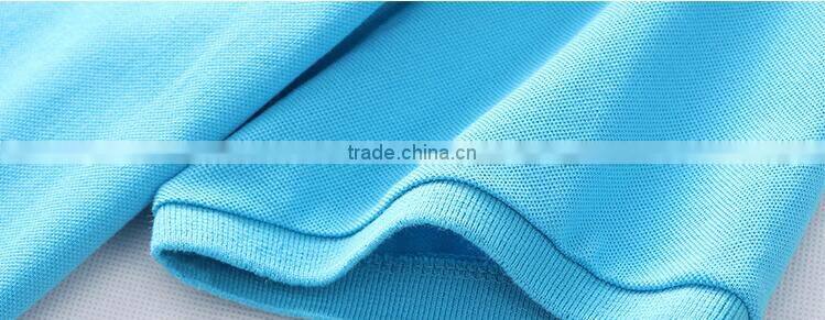 Men's T-shirt in the summer Comfortable pure color cotton short sleeve polo shirt