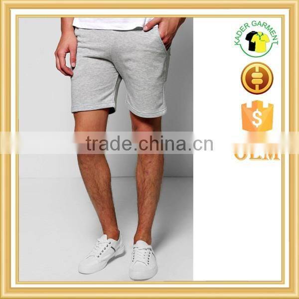 wholesale plain gym shorts 100% cotton sweat pants fitness shorts