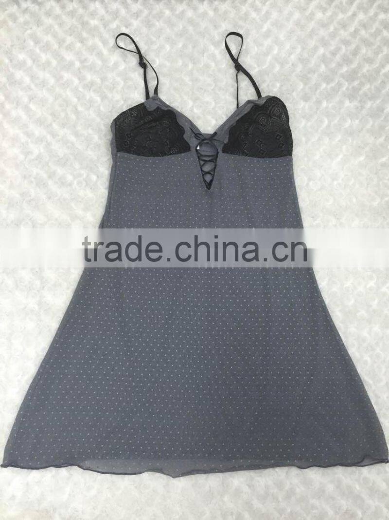2016 New range of high quality sexy sleeper wear with G-string