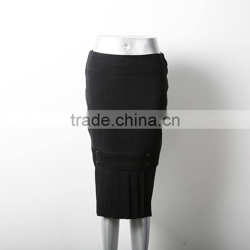new design narrow elastic high waist long skirt