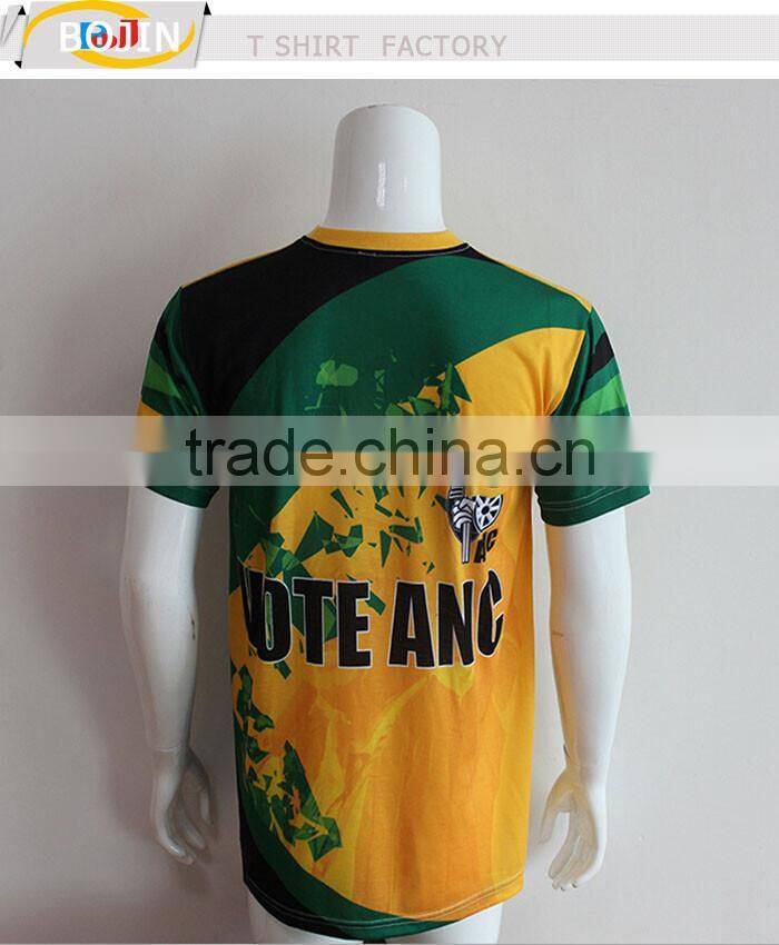 custom all over sublimation printing t shirt for men