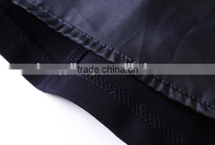 European new style ladies contrast color slim fit A-line underwear dress