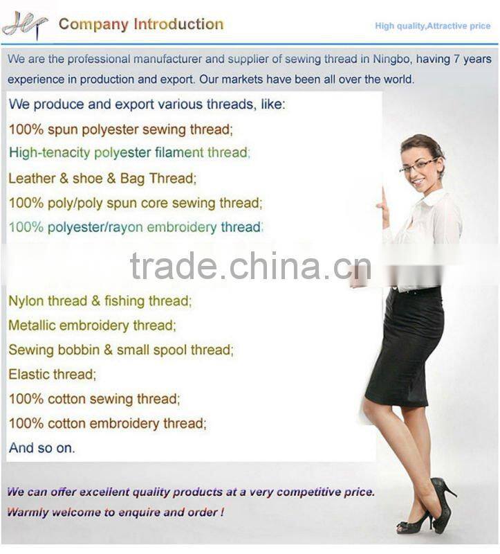 High Grade Cheaper Sale Embroidery Thread Polyester