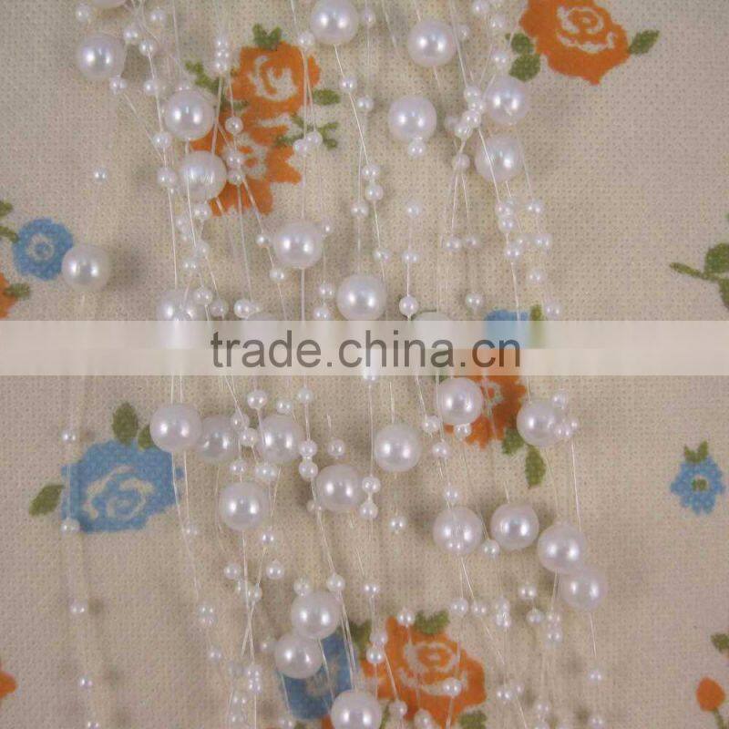 2014 round pearl beads garland wedding centerpiece flower table decoration christmas DIY crafting accessories