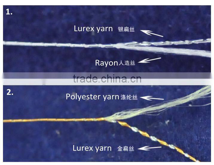 30D 2 mx type silver metallic yarn KB-13