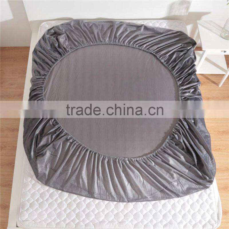 2017 NEW DESIGN SUPER SOFT MICROFIBER DARK GRAY 4PCS BEDDING SET