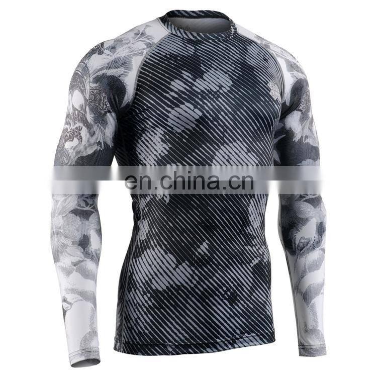 cheap custom high quality padded rash guard