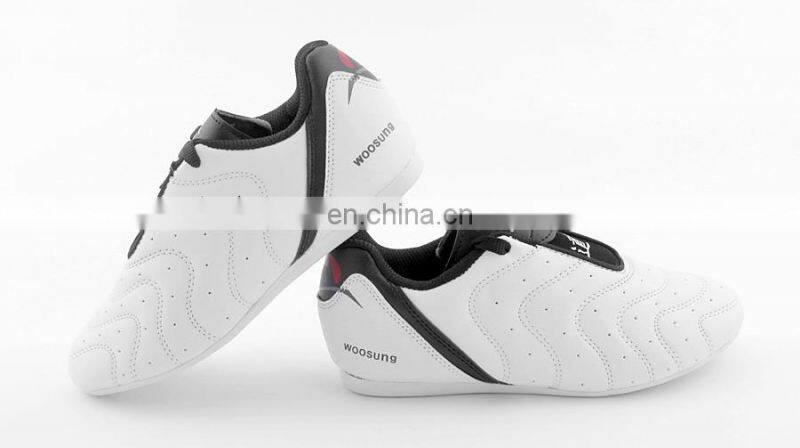 Custom martial arts shoes white taekwondo chaussures