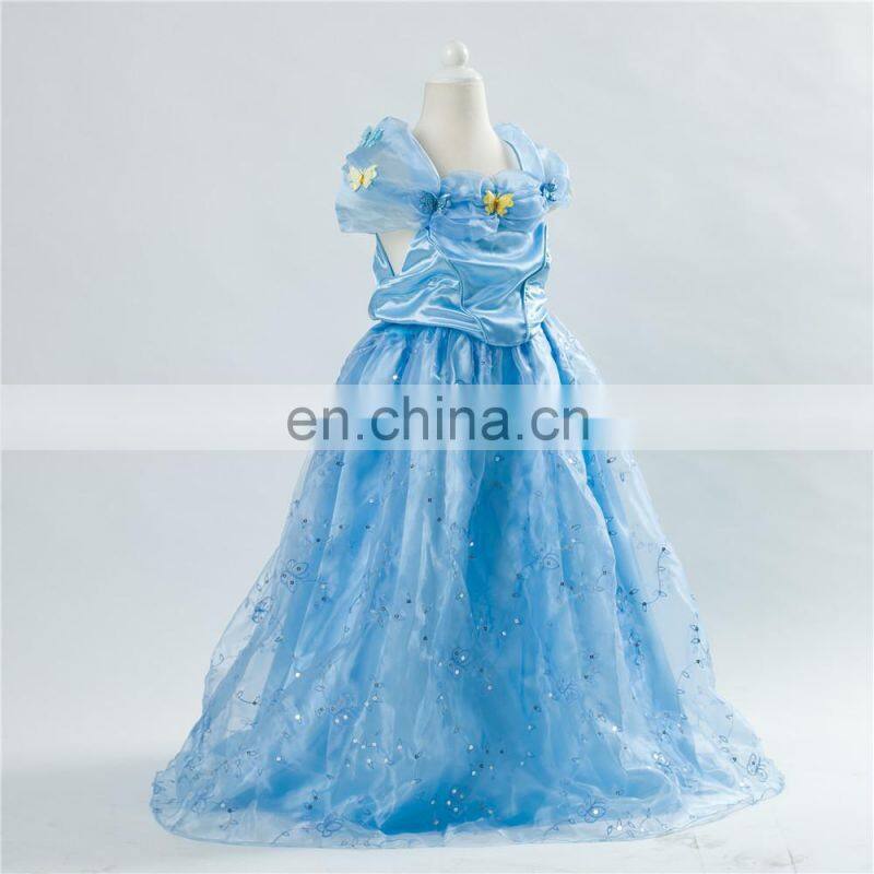 MAC-87 party wholesale children 2015 new cinderella costume/cinderella dresses