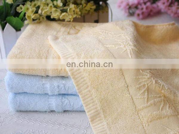 bamboo fiber fabric advertising use face towel oem logo