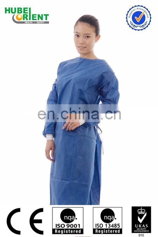 disposable CPE protection plastic medical surgeon gown