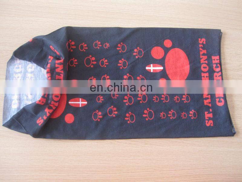 outdoor multifunctional bandana 8 in 1 polyester seamless printed bandana tubular bandana ski bandana muslim headwear