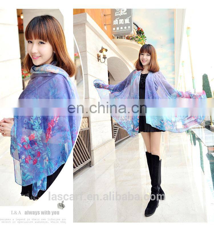 2015spring new style high quality silk crepe suzette cappa(SP2262-2)