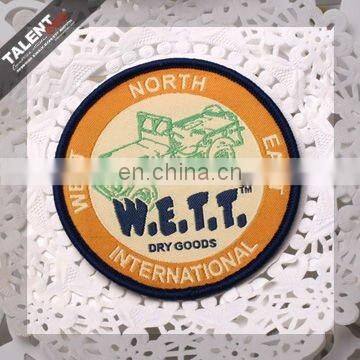 custom uniform logo woven badge for school