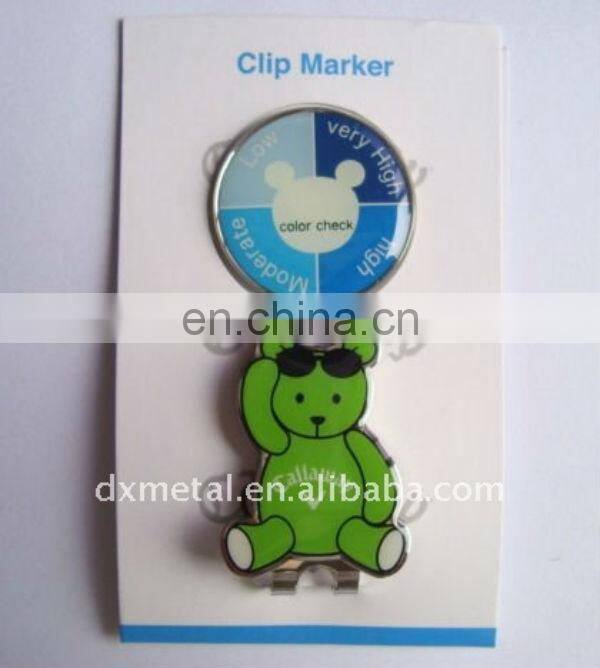 famous golf club magnetic golf hat clip set
