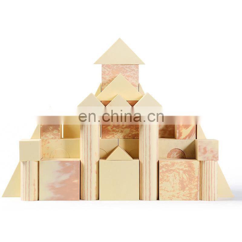Melors DIY Toy EVA UV Resistant very high density eva wood grain foam blocks Supplier