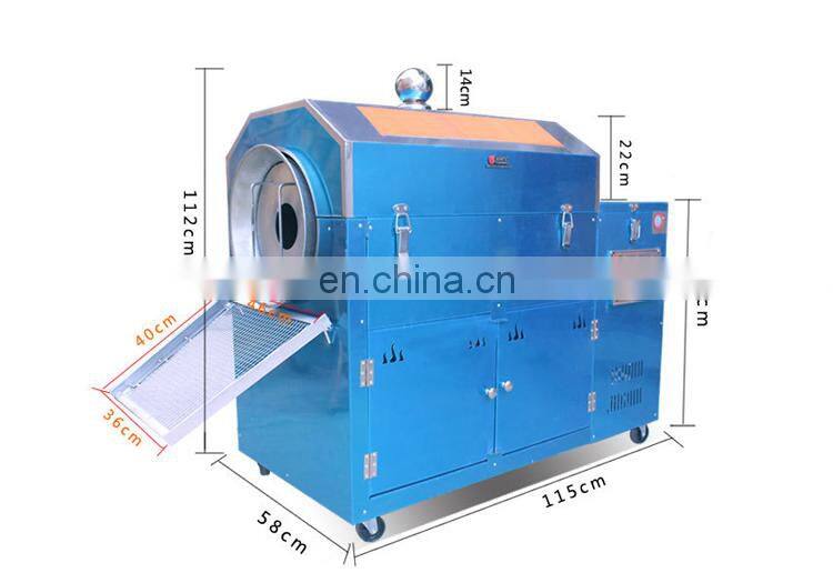 commercial industrial gas used chestnut nut roasting machine,peanuts roasting machine ,nut seed roaster
