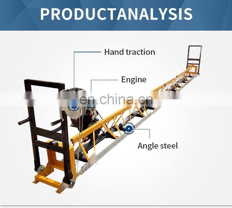 concrete leveling tools of construction machine used in concrete floor