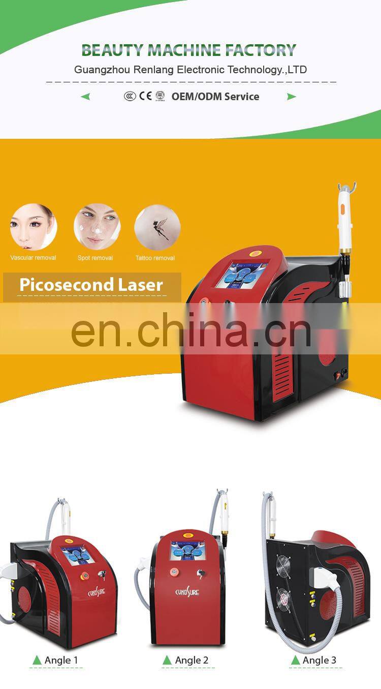 Best Portable new 755 1064 532nm pico laser carbon peeling skin whitening device