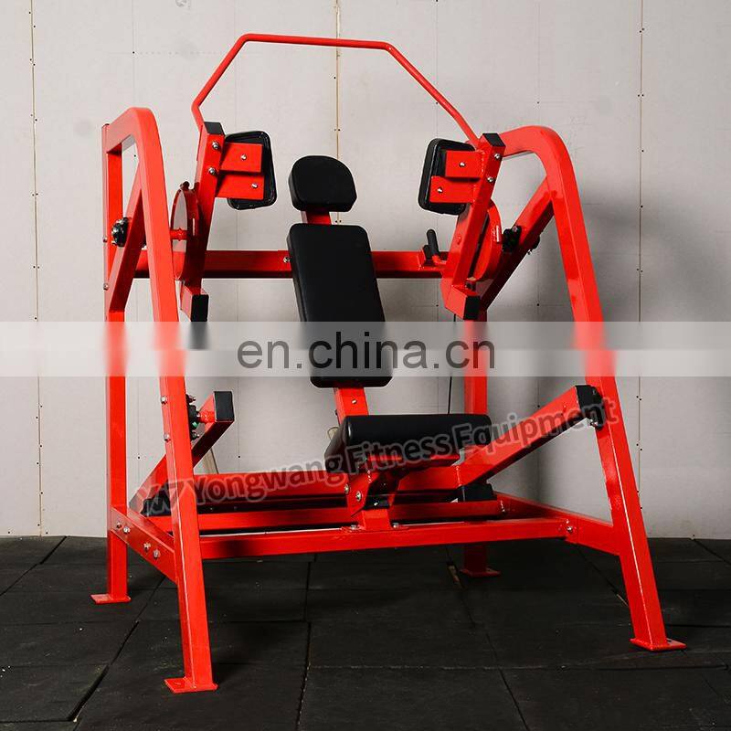 china gym equipment plate loaded arm press back muscle