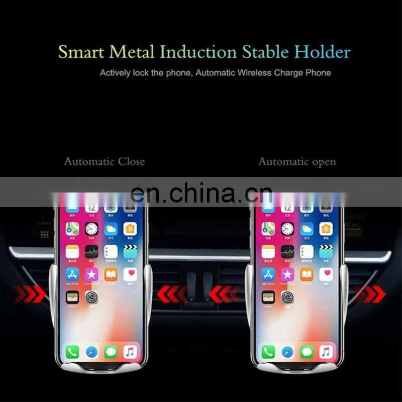 Wireless Car Phone Charger For Iphone X 8 Samsung S9 Plus Mobile Phone Holder For Huawei P20 Magnet Fast Wireless Car Charger