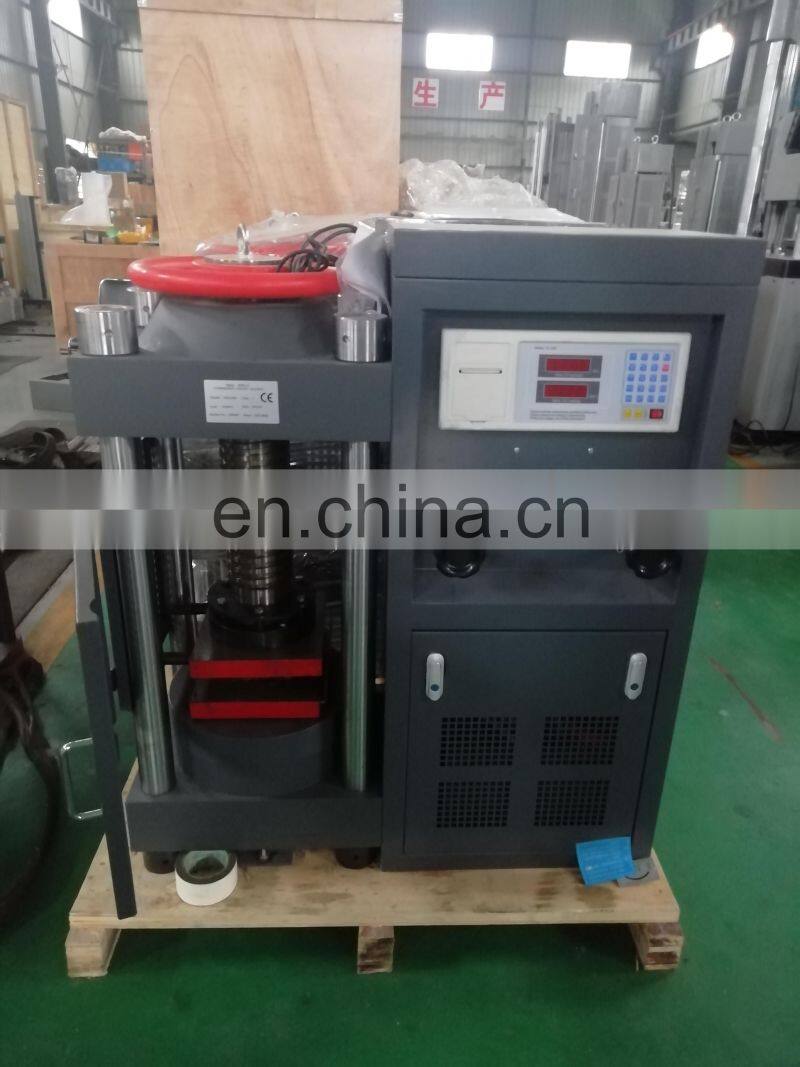 300KN Digital Display Concrete Unconfined Compression Strength Testing Machine Price