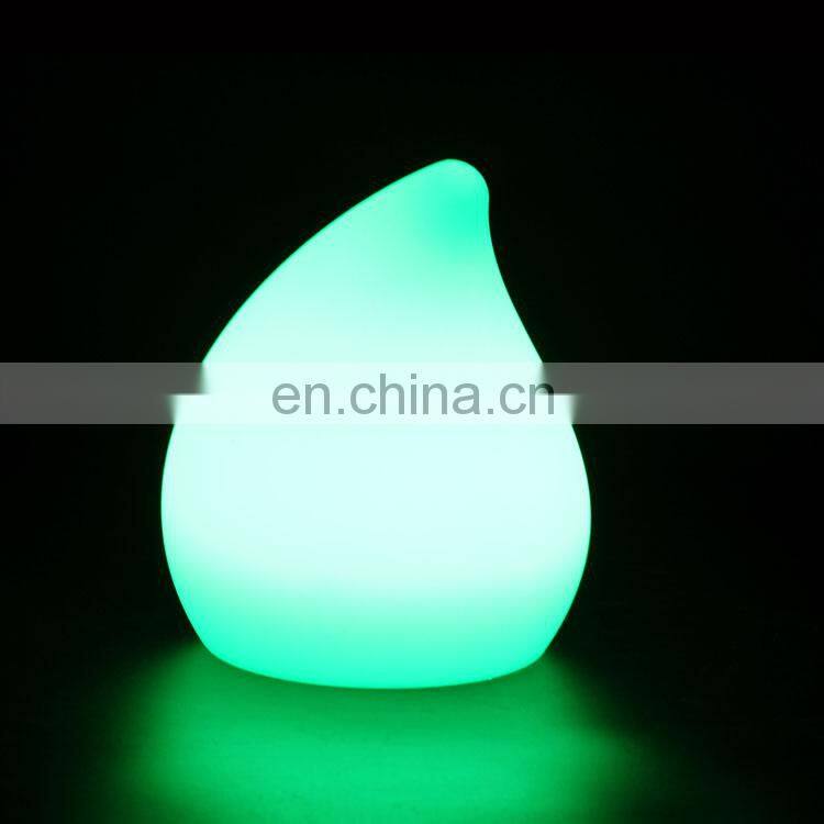 Factory Modern Style bed side LED plastic remote control luxury table lamp