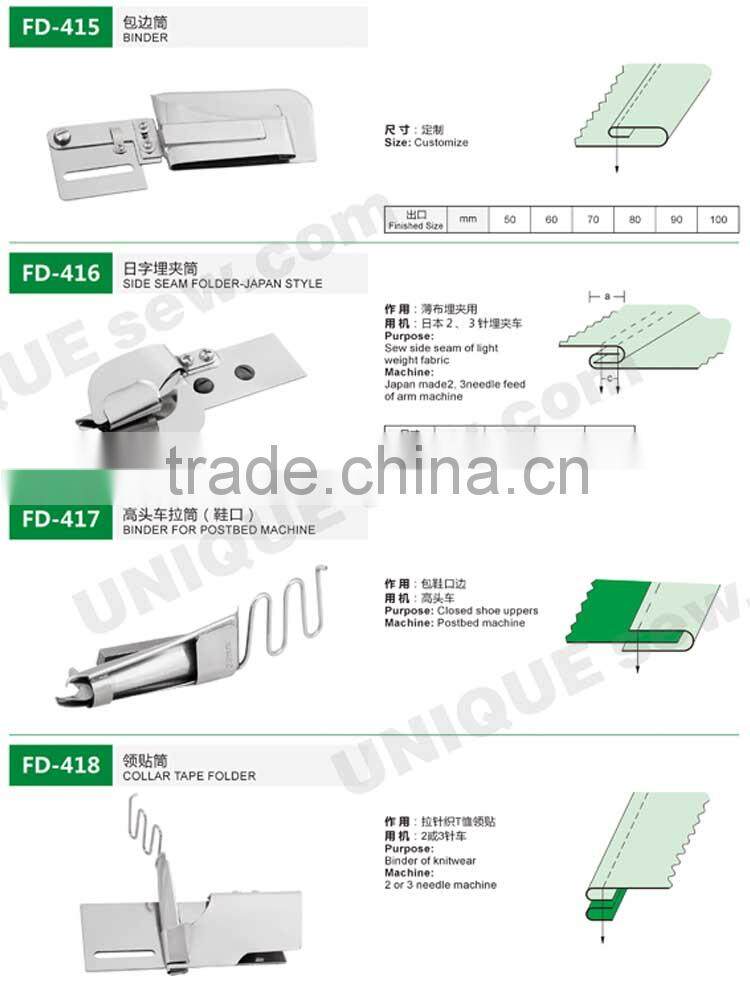 Folder/Binder for sewing machine 4