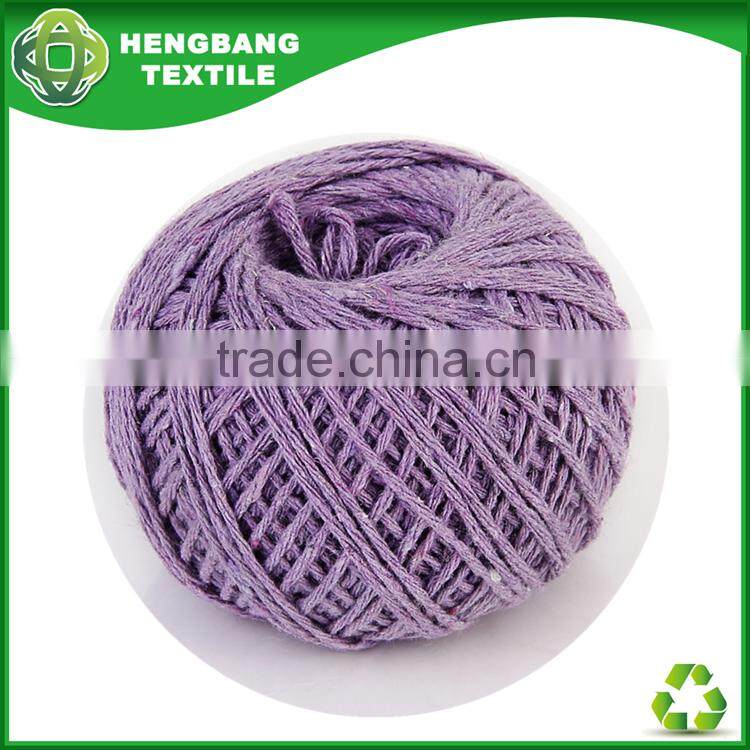 HB773 Pricese for wholesale very thick recycled yarn cotton ball manufacturers