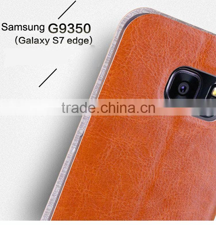 MOFi Case for Samsung Galaxy S7 Edge G9350, Flip PU Leather Cover for Samsung Galaxy S7 Edge Case