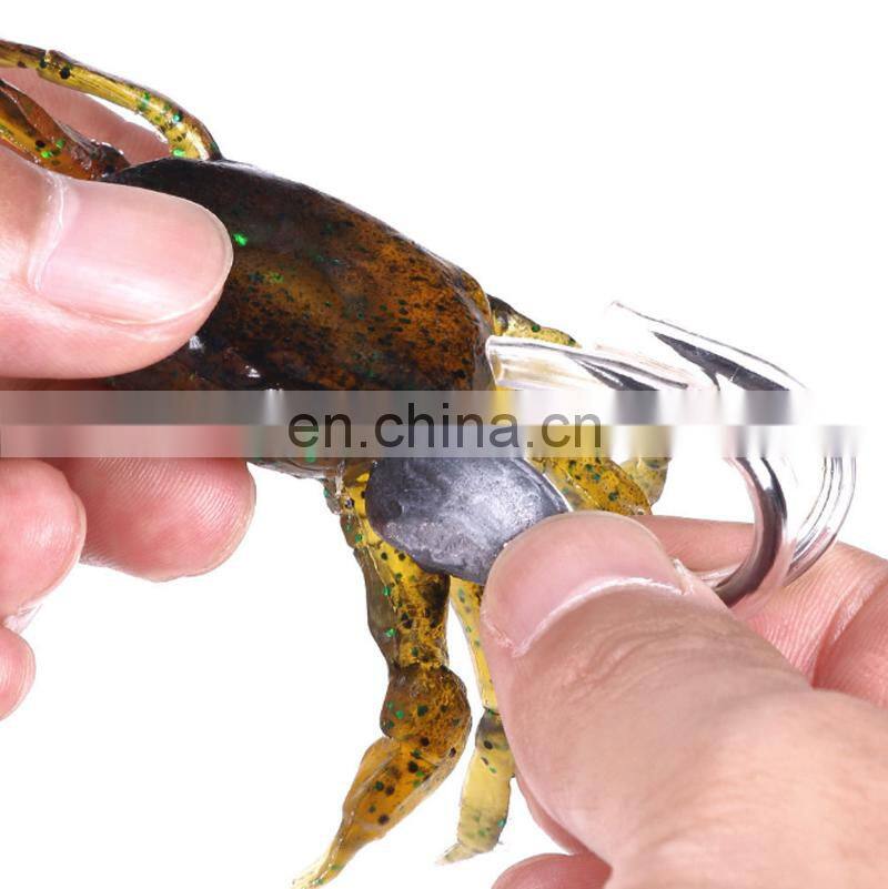 Amazon High Quality 6 Colors Sinking Saltwater Ice Fishing Biats 8cm 19g Soft Crabs Fishing Lures